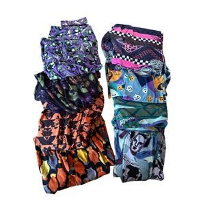 Lularoe Halloween Fall colorful print soft legging bundle TC2 Tall and‎ Curvy
